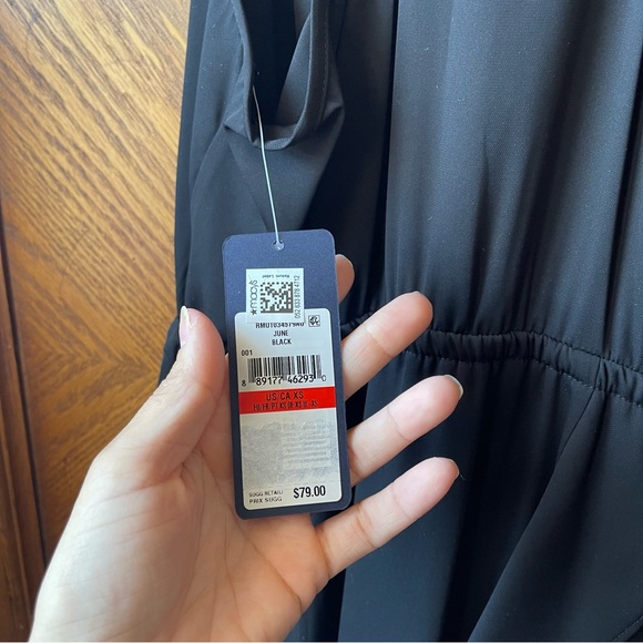 Rachel Black V-Neck High-Low Top XS - Picture 9 of 11